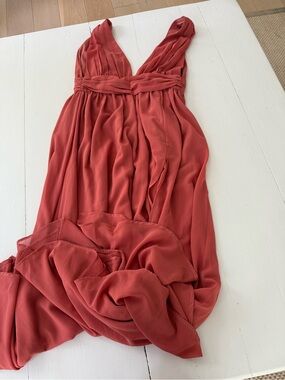 Lulu's Coral Pink Casual Dress